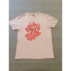 Comfort Colors Male Medium Rocky's Rager‎ Graphic Tee Soft Cotton Casual Style